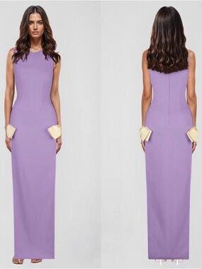 NWT ATOIR Jana Bow Embellished Maxi Dress Size S